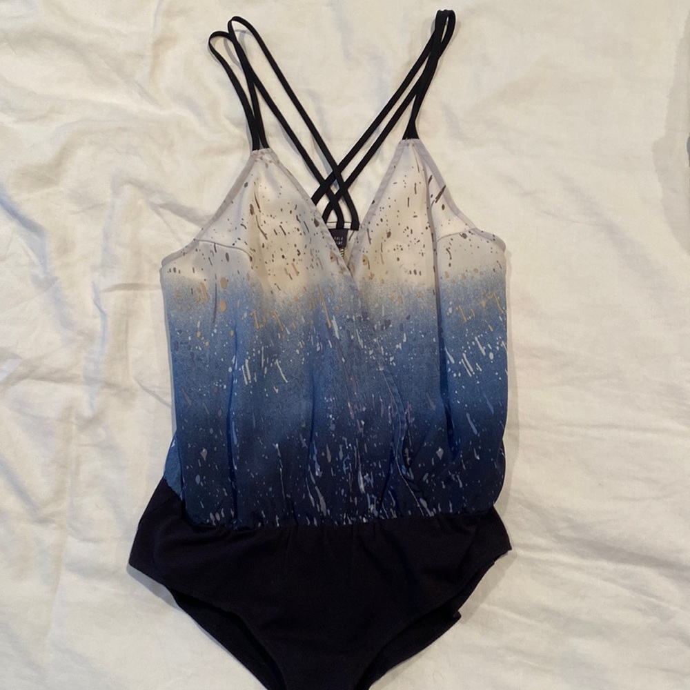 Sparkle and fade bodysuit